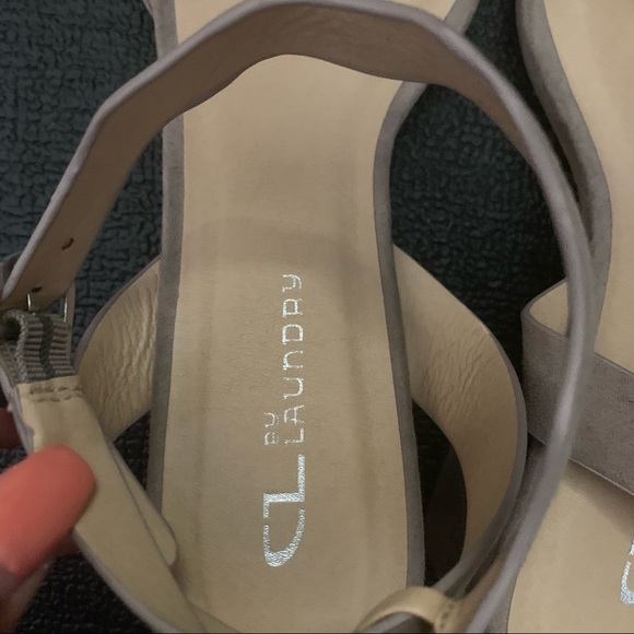 Lulus Taupe 3 Inch Heels - Cross Over - Used - Picture 4 of 8